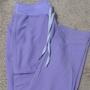 Figs Tall, High Waisted Yola Scrub Pants 2.0, Medium, Lavender Dew